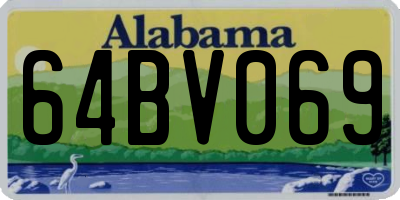 AL license plate 64BV069