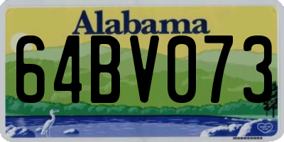 AL license plate 64BV073