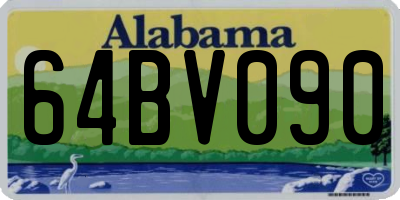 AL license plate 64BV090