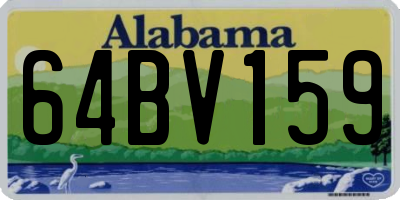 AL license plate 64BV159