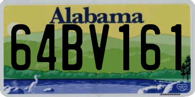 AL license plate 64BV161