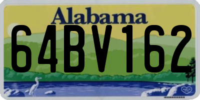 AL license plate 64BV162