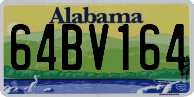 AL license plate 64BV164