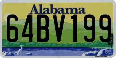 AL license plate 64BV199