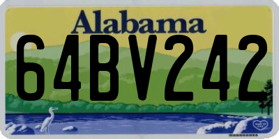 AL license plate 64BV242
