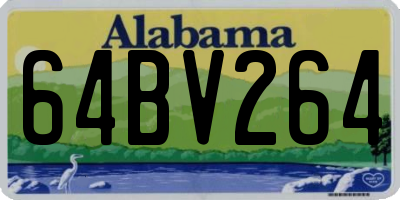 AL license plate 64BV264