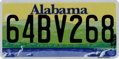 AL license plate 64BV268