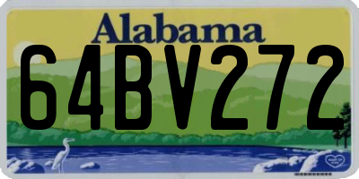 AL license plate 64BV272
