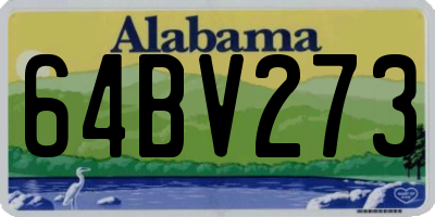 AL license plate 64BV273