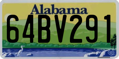 AL license plate 64BV291
