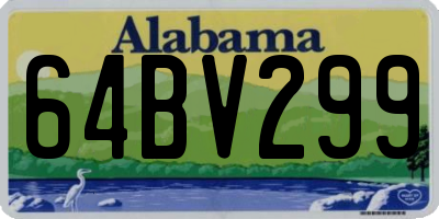 AL license plate 64BV299