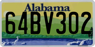 AL license plate 64BV302