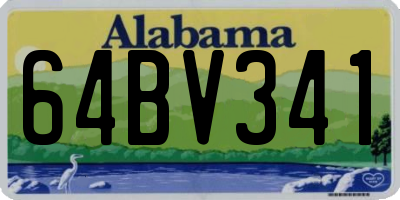 AL license plate 64BV341