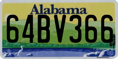 AL license plate 64BV366