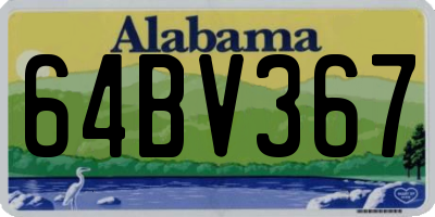 AL license plate 64BV367