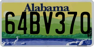 AL license plate 64BV370