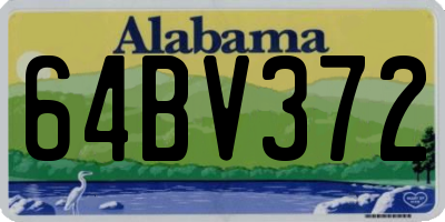 AL license plate 64BV372