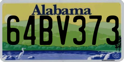 AL license plate 64BV373