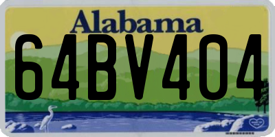 AL license plate 64BV404
