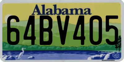 AL license plate 64BV405