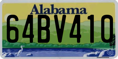 AL license plate 64BV410