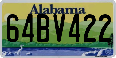 AL license plate 64BV422
