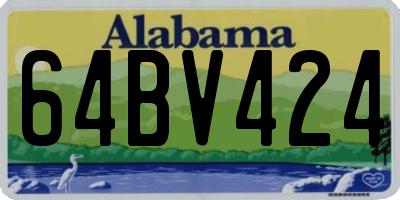 AL license plate 64BV424