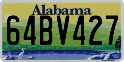 AL license plate 64BV427