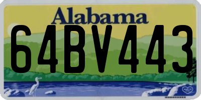 AL license plate 64BV443