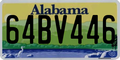 AL license plate 64BV446