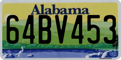 AL license plate 64BV453