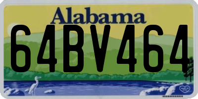 AL license plate 64BV464