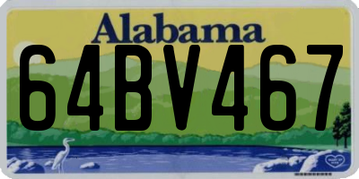AL license plate 64BV467