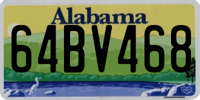 AL license plate 64BV468