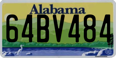 AL license plate 64BV484