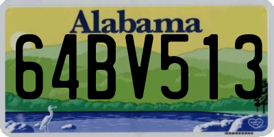 AL license plate 64BV513