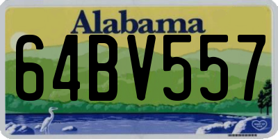 AL license plate 64BV557