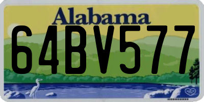 AL license plate 64BV577