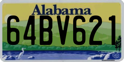 AL license plate 64BV621