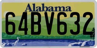 AL license plate 64BV632