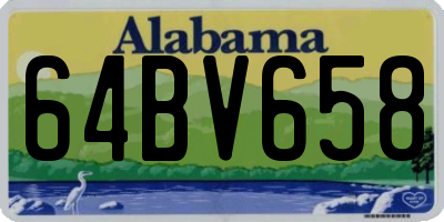 AL license plate 64BV658