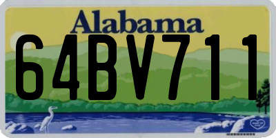 AL license plate 64BV711