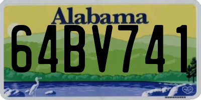 AL license plate 64BV741
