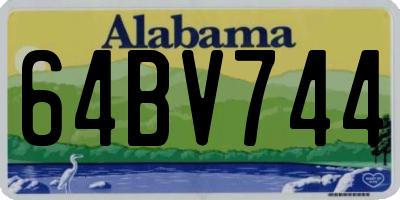 AL license plate 64BV744