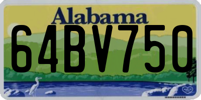 AL license plate 64BV750