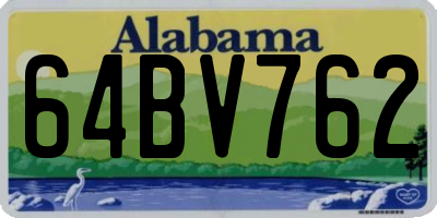 AL license plate 64BV762
