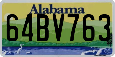 AL license plate 64BV763