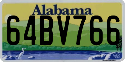 AL license plate 64BV766