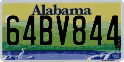 AL license plate 64BV844