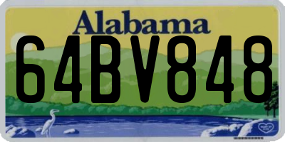 AL license plate 64BV848